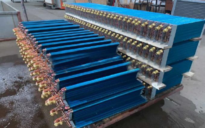 Factory Price Copper Tube Fin Type Cooling Hot Gas Coil Condenser