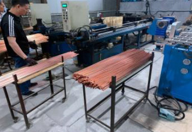 Factory Price Copper Tube Fin Type Cooling Hot Gas Coil Condenser